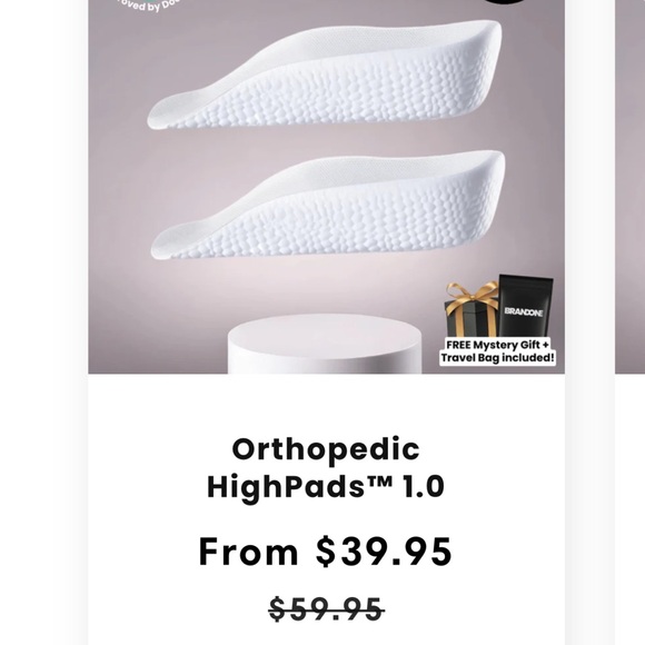 Orthopedic HighPads™ 1.0 - White - Picture 1 of 2